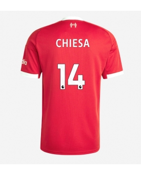 Liverpool Federico Chiesa #14 Maglia Gara Casa Repliche 2025-26 Maniche Corte